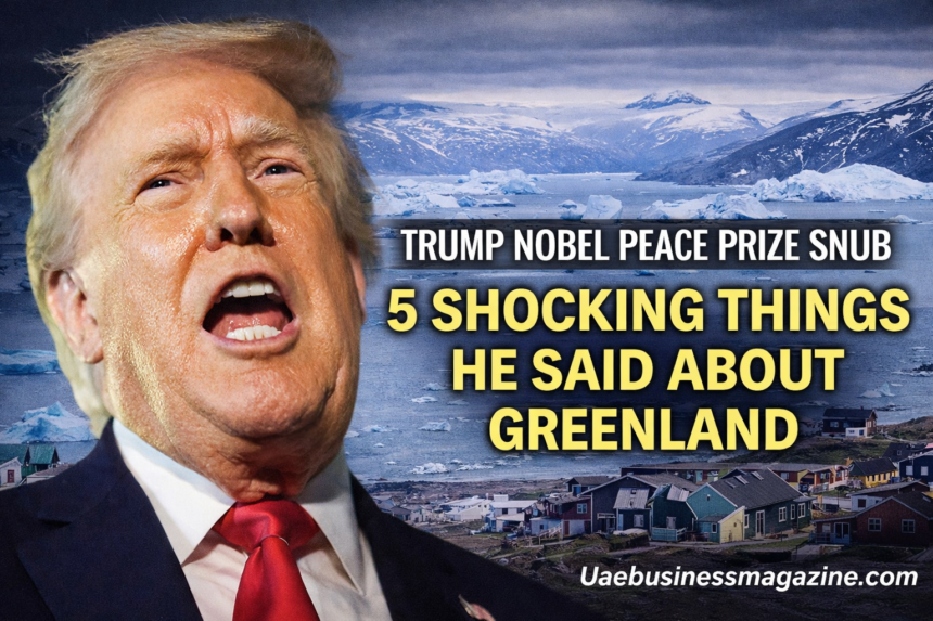 Trump Nobel Peace Prize Snub